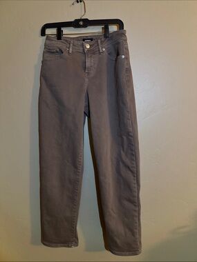 Express Straight Leg Jeans in Taupe Gray